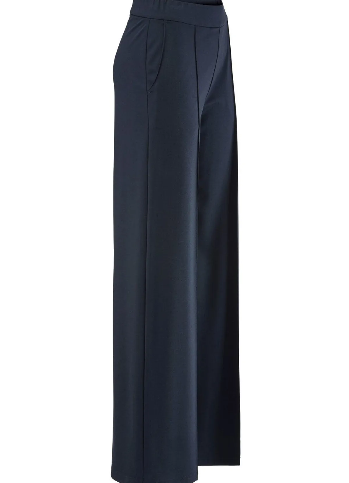 Sale KLAUS MODELLE MADE IN GERMANY Hose mit streckenden Biesen MARINE