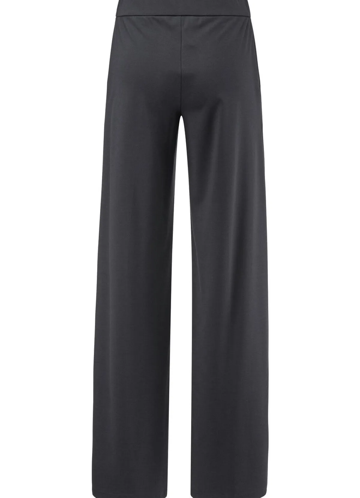 Hot KLAUS MODELLE MADE IN GERMANY Hose mit streckenden Biesen ANTHRAZIT MELIERT