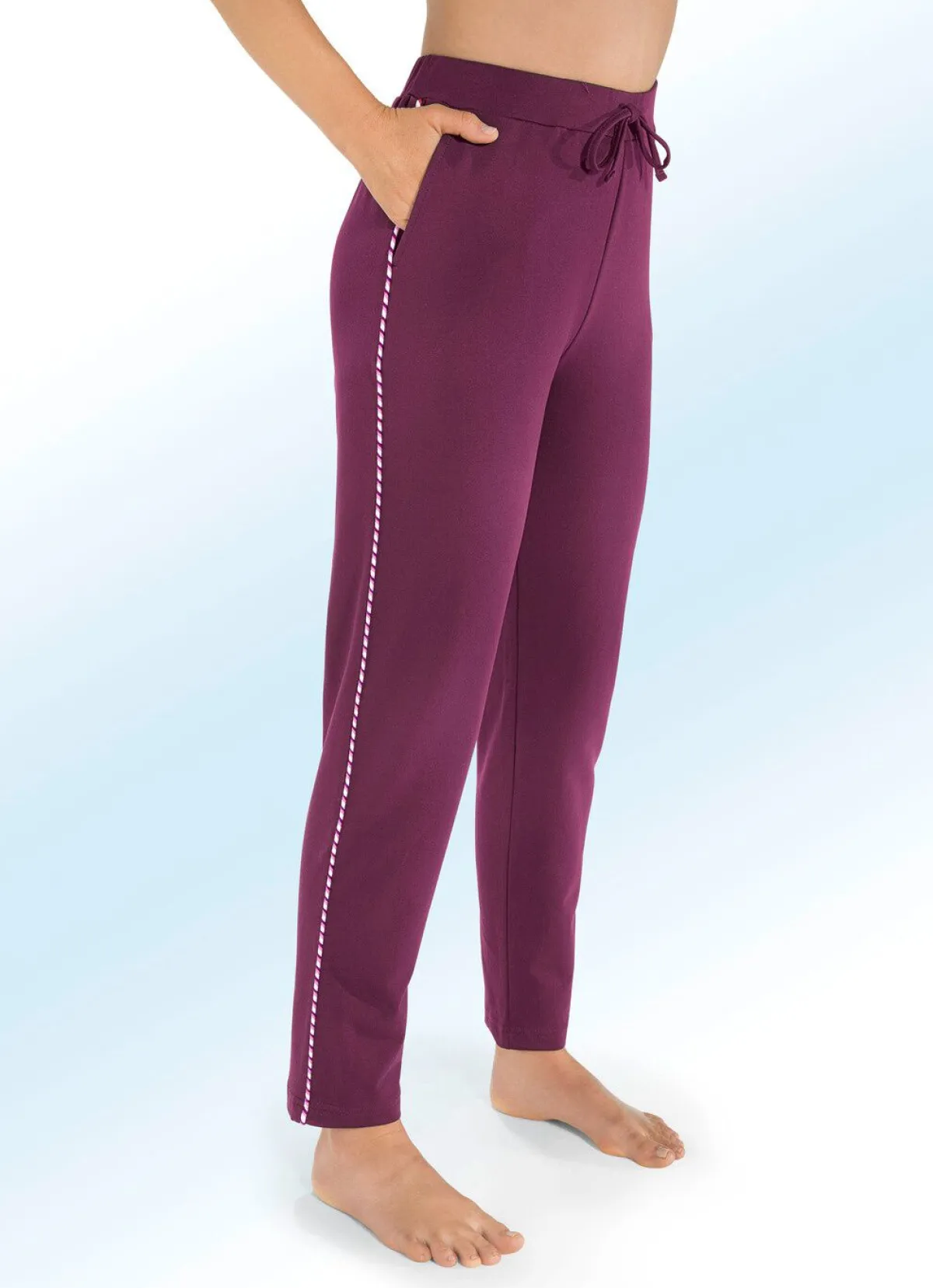 BADER Hose mit Tunnelzugband BEERE
