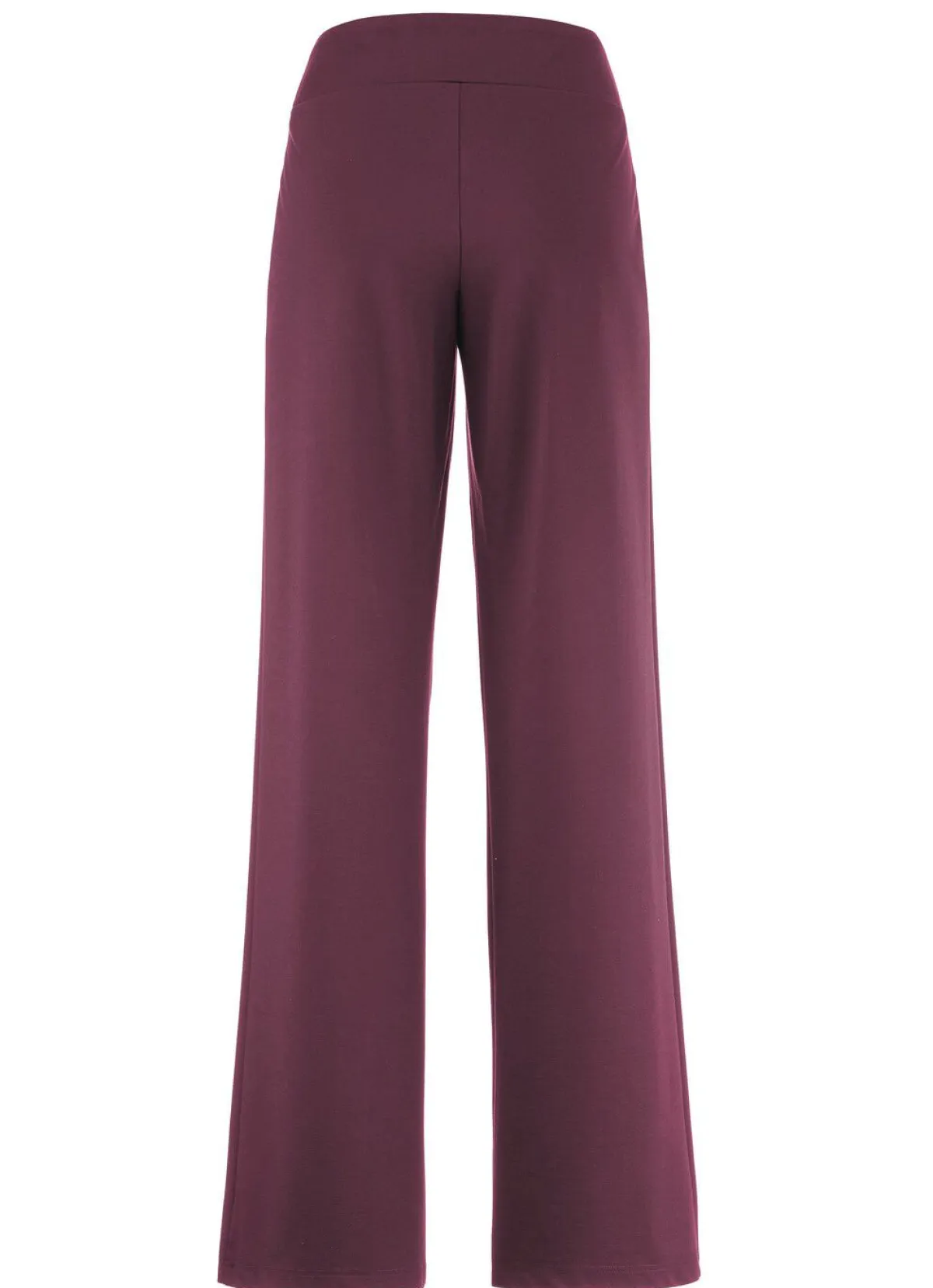 Sale KLAUS MODELLE MADE IN GERMANY Hose mit weitem Beinverlauf BORDEAUX