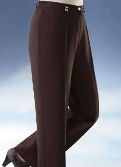 Best BADER Hose mit weiterem Bundumfang in 8 Farben DUNKELBRAUN