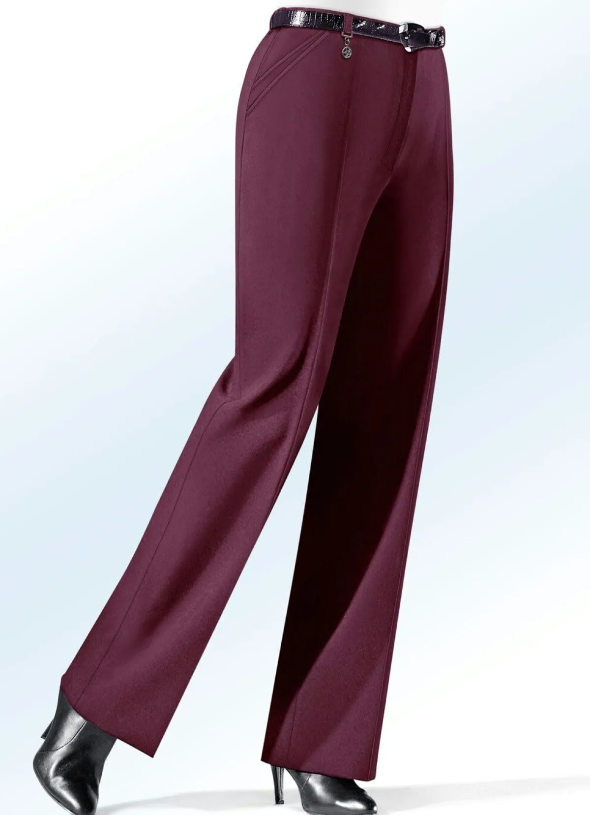 Online BADER Hose mit Zieranhänger in 6 Farben BORDEAUX