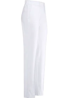 Best Stilschmiede Hose mit Ziersteppungen WEISS