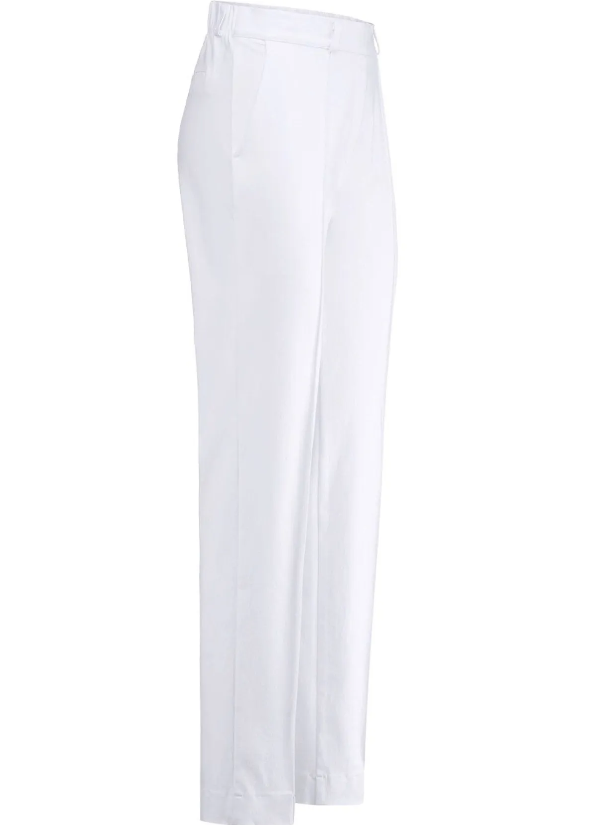 Best Stilschmiede Hose mit Ziersteppungen WEISS