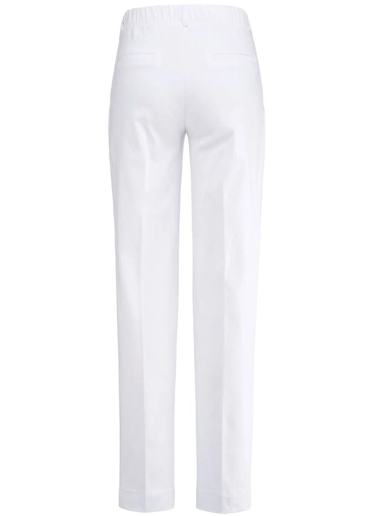 Best Stilschmiede Hose mit Ziersteppungen WEISS