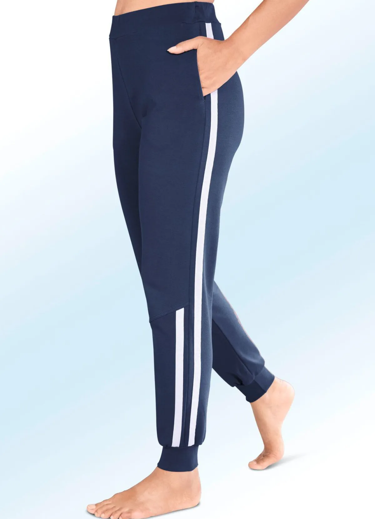 Discount LAURINA Hose mit zwei Seitennahttaschen MARINE