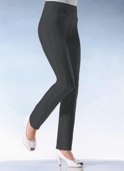 Best KLAUS MODELLE MADE IN GERMANY Hose aus softem Romanit-Jersey SCHWARZ