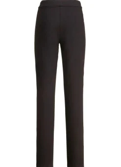 KLAUS MODELLE MADE IN GERMANY Hose im angesagten Materialmix SCHWARZ