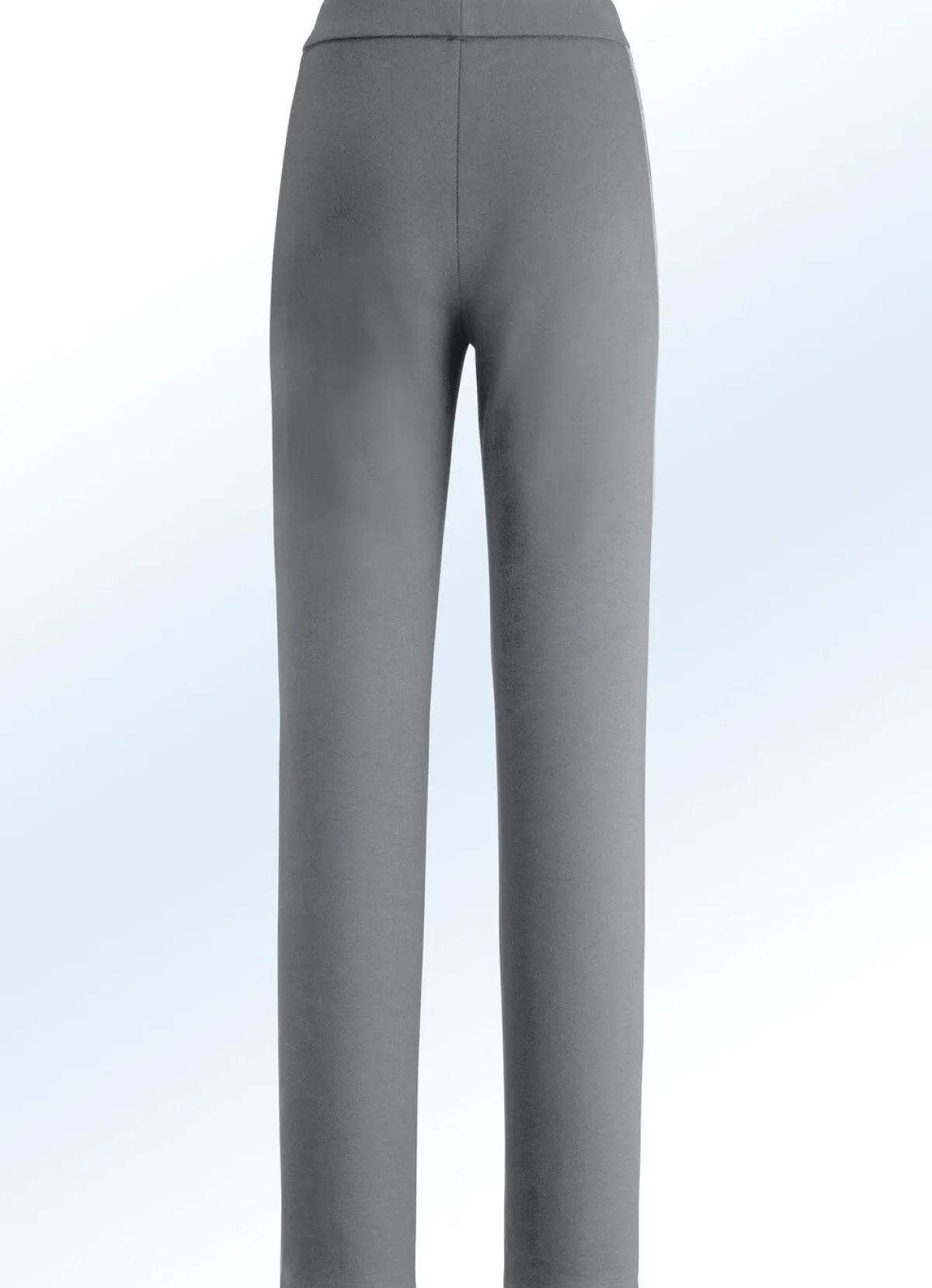 Hot KLAUS MODELLE MADE IN GERMANY Hose im angesagten Materialmix M''GRAU-SCHWARZ