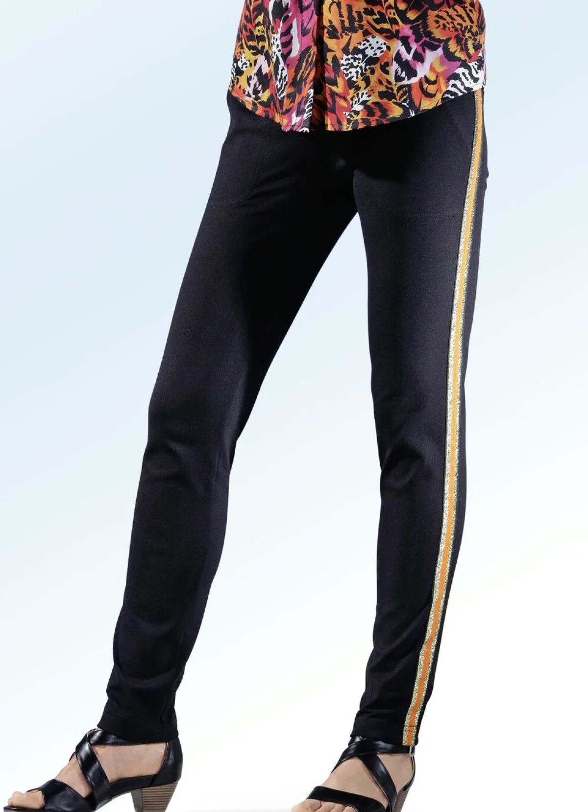 Sale BADER Hose im stadttauglichen Joggpants-Style SCHWARZ