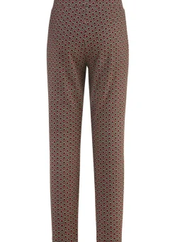 Clearance BADER Hose in aktueller Minimaldessinierung TAUPE-SCHWARZ-ROT