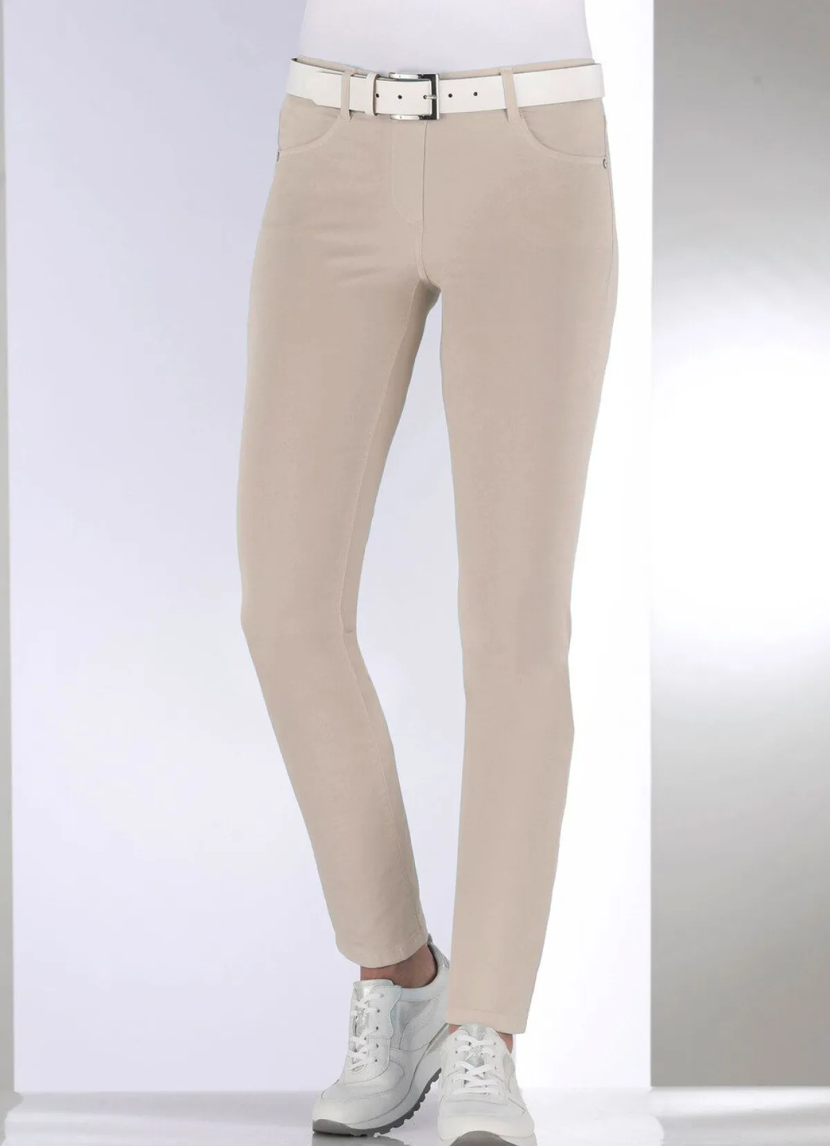 Sale ASCARI Hose in bequemer Schlupfform BEIGE