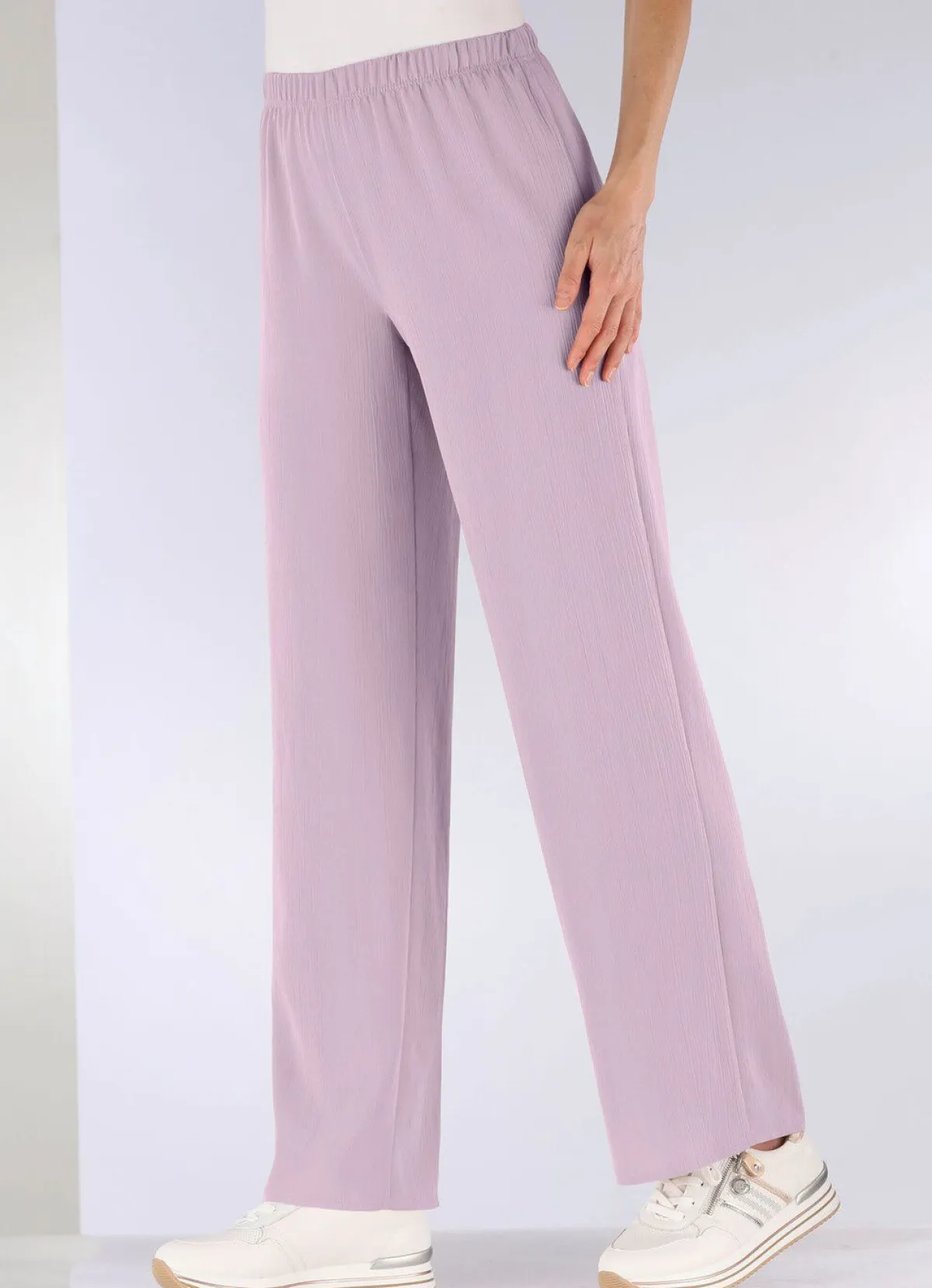 Clearance KLAUS MODELLE MADE IN GERMANY Hose in bequemer Weite ROSÉ