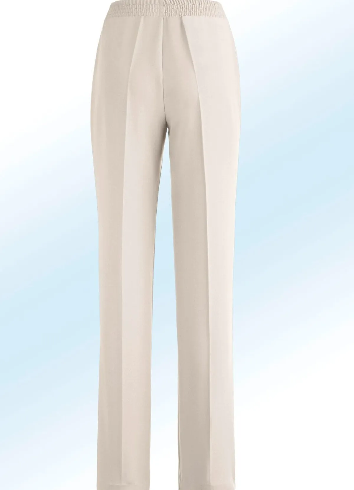 Hot KLAUS MODELLE MADE IN GERMANY Hose in eleganter Schnittführung HELLBEIGE
