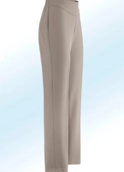 Best KLAUS MODELLE MADE IN GERMANY Hose in eleganter Schnittführung TAUPE