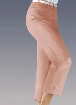 New KLAUS MODELLE MADE IN GERMANY Hose in 7/8 Länge APRICOT