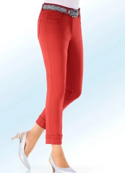 Clearance BADER Hose in 7/8-Länge ZIEGELROT