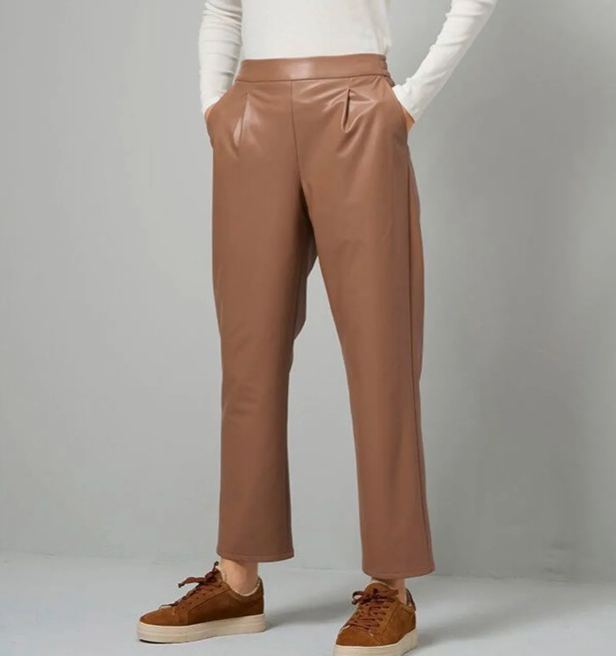 Hot BADER Hose in 7/8-Länge camel