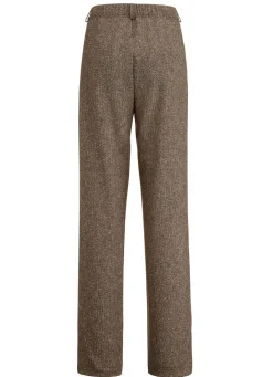 Discount KLAUS MODELLE MADE IN GERMANY Hose in modischer Weite MITTELBRAUN MEL.