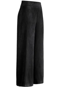 KLAUS MODELLE MADE IN GERMANY Hose in modisch verkürzter Länge SCHWARZ