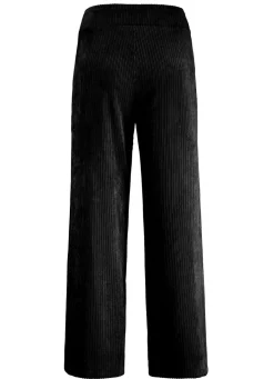 KLAUS MODELLE MADE IN GERMANY Hose in modisch verkürzter Länge SCHWARZ