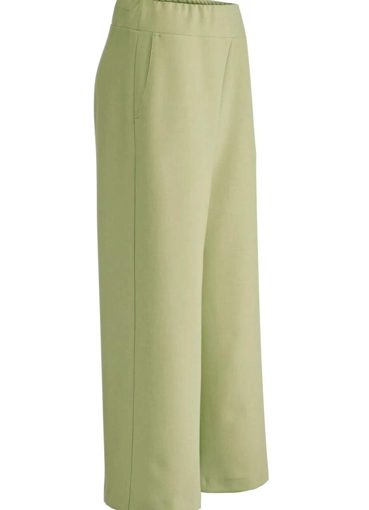 Online KLAUS MODELLE MADE IN GERMANY Hose in modisch verkürzter Länge GRÜN MELANGE