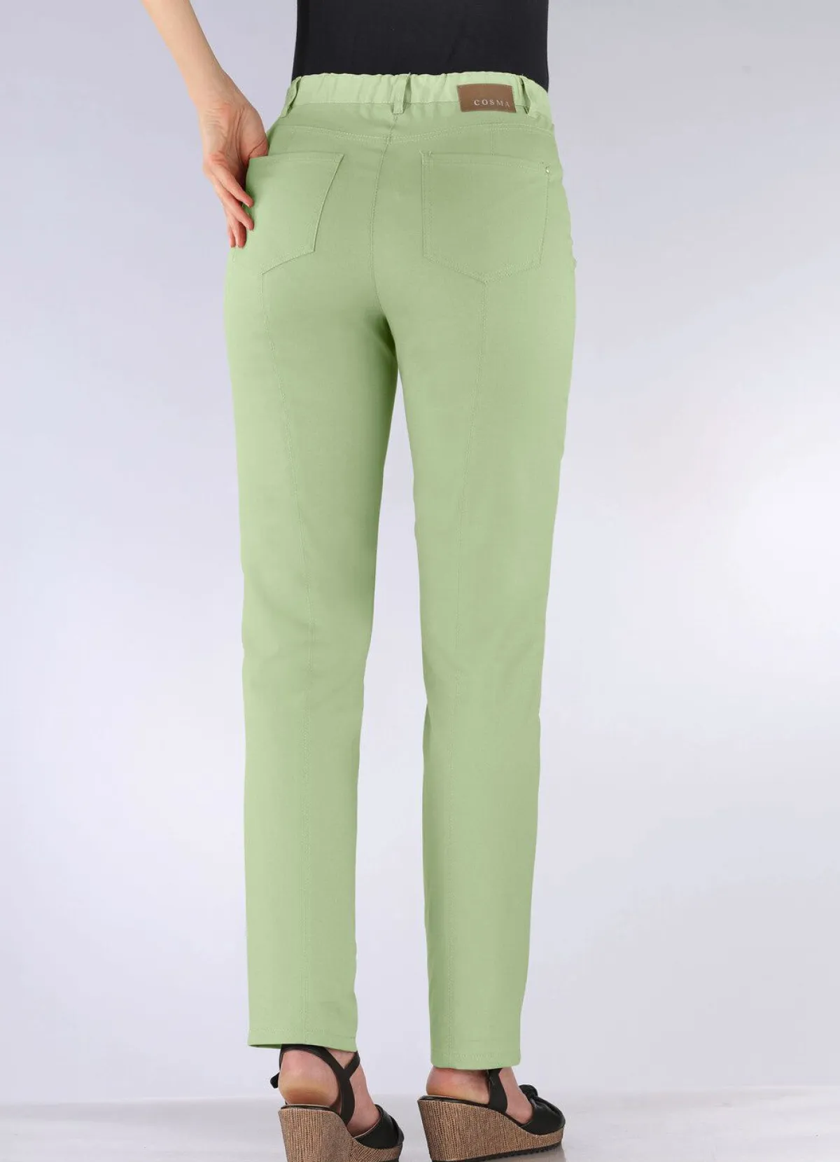Best COSMA Hose in 4-Pocket-Form LINDGRÜN