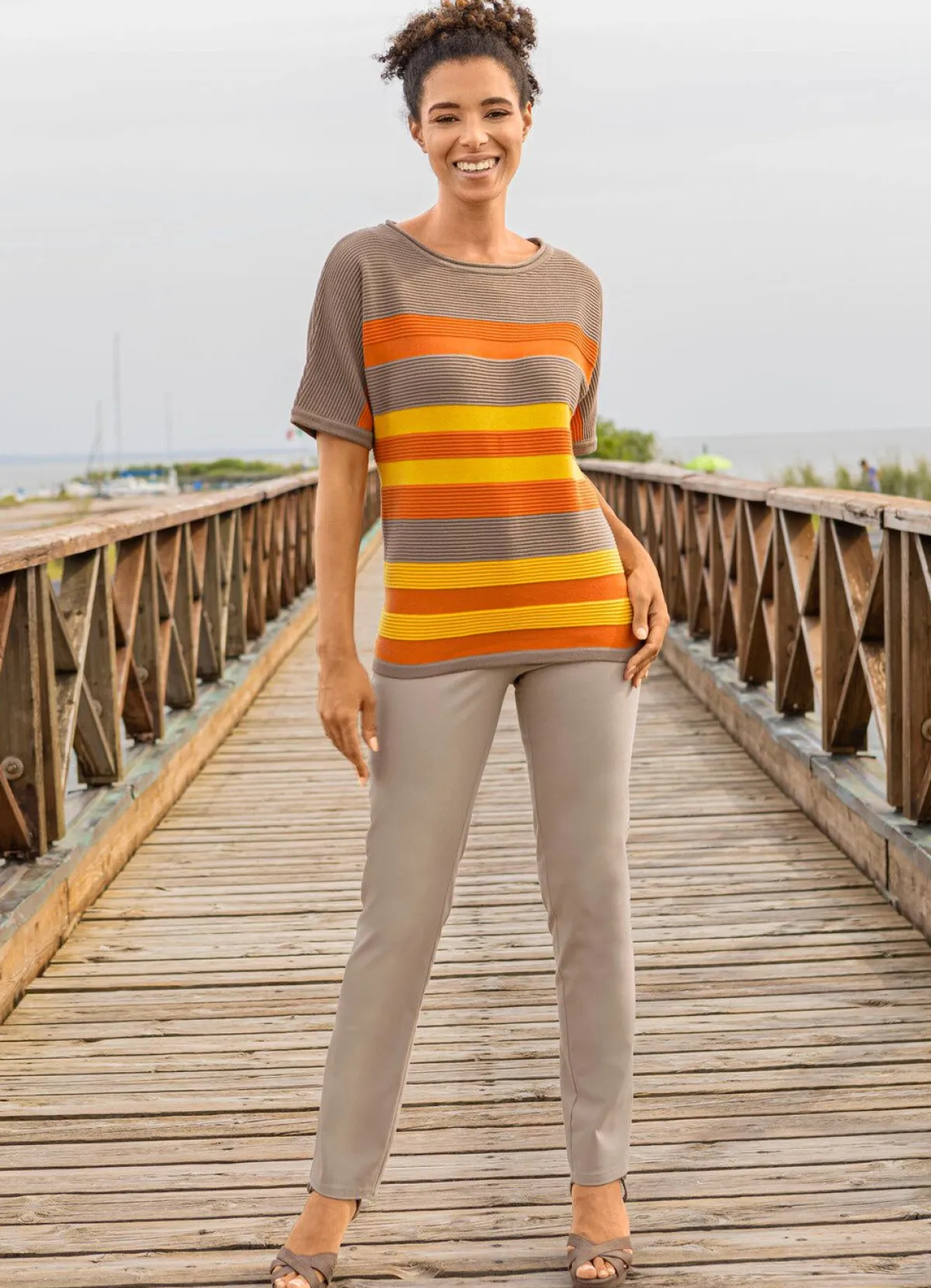 Clearance COSMA Hose in 4-Pocket-Form SAND
