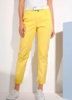 Discount BADER Hose in 5-Pocket-Form GELB