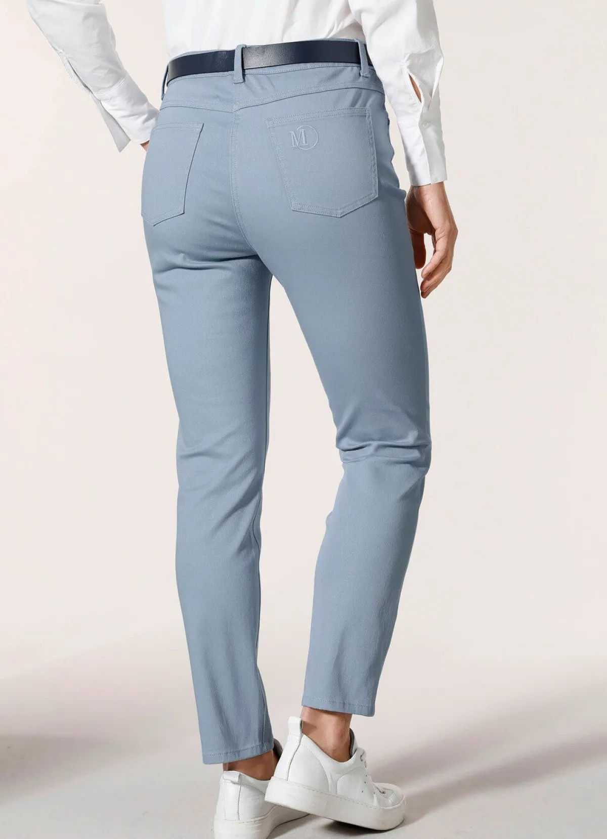 Best BADER Hose in 5-Pocket-Form HELLBLAU
