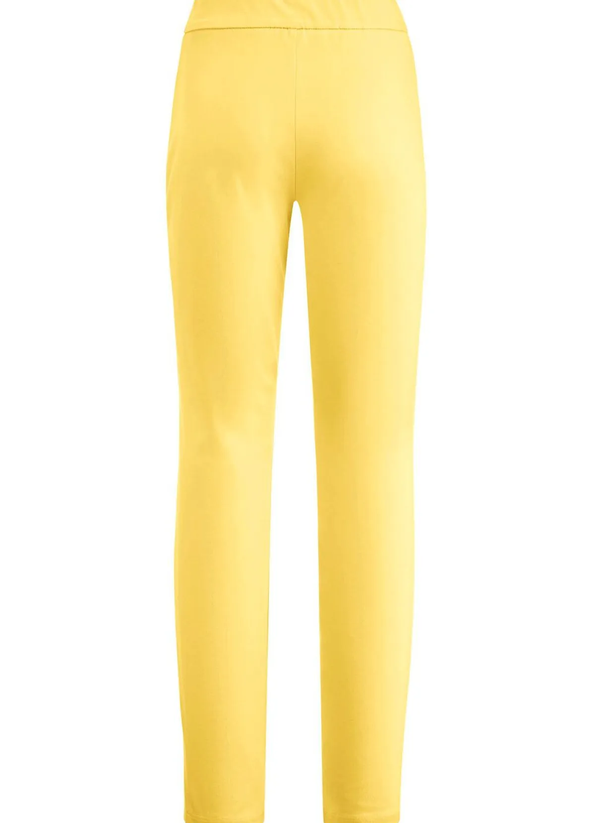 New KLAUS MODELLE MADE IN GERMANY Hose mit abgesteppten Teilungsnähten GELB