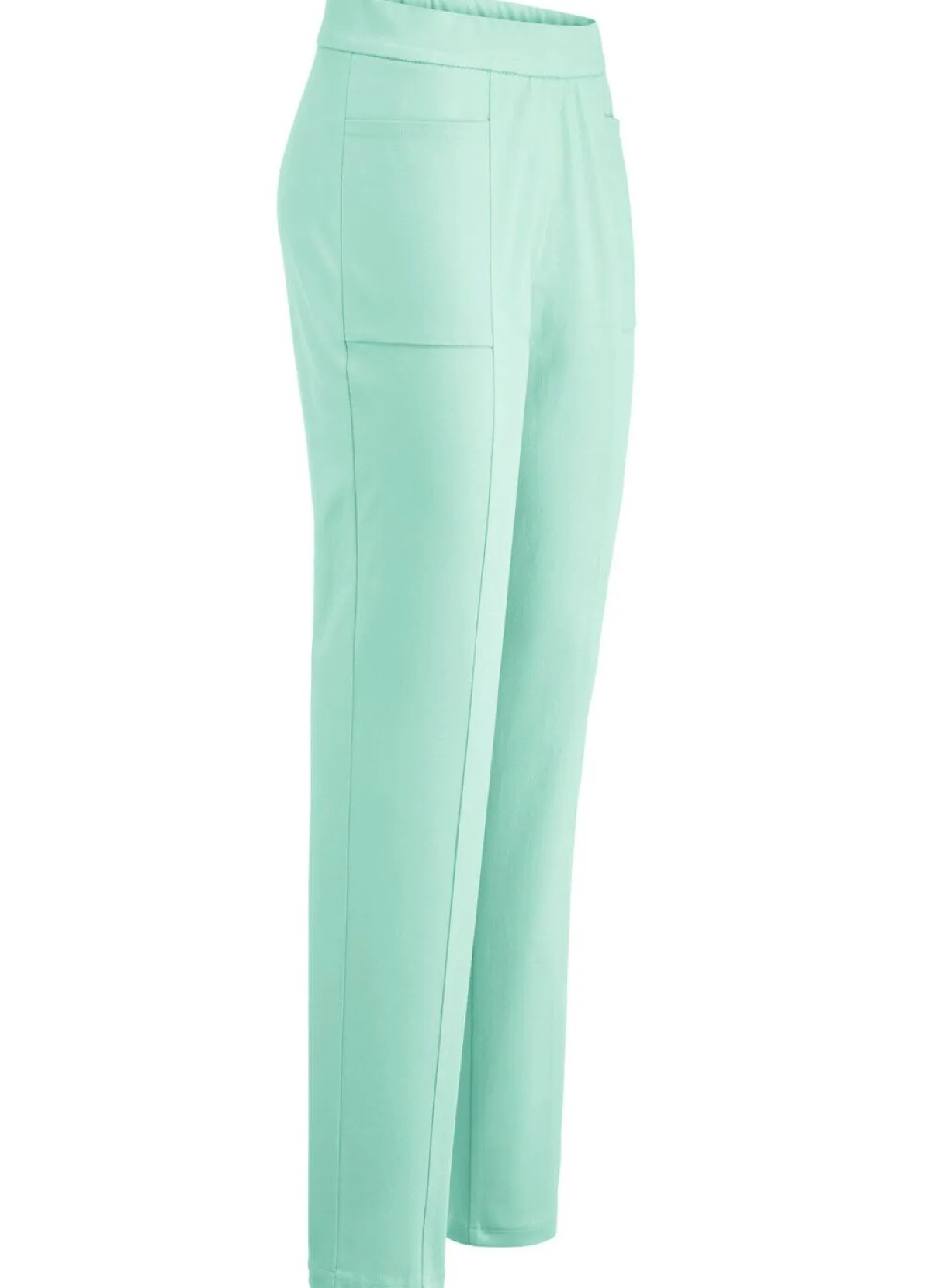 Sale KLAUS MODELLE MADE IN GERMANY Hose mit abgesteppten Teilungsnähten MINT