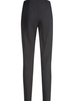 Outlet KLAUS MODELLE MADE IN GERMANY Hose mit angeschnittenem Bund SCHWARZ