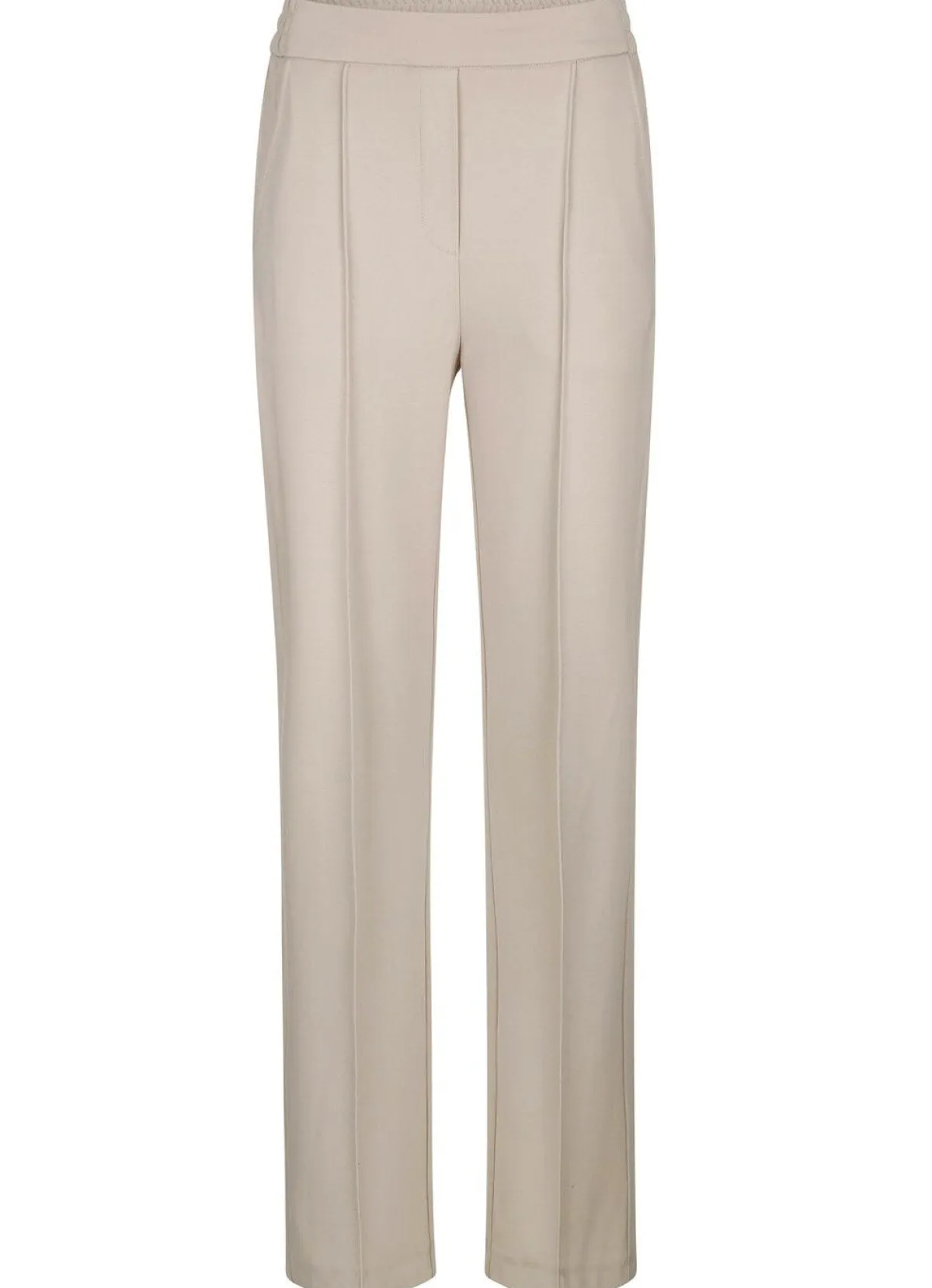 Discount BADER Hose mit Bügelfalten TAUPE
