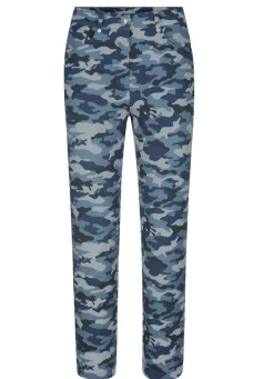 Discount BADER Hose mit Camouflage-Dessinierung RAUCHBLAU-MARINE