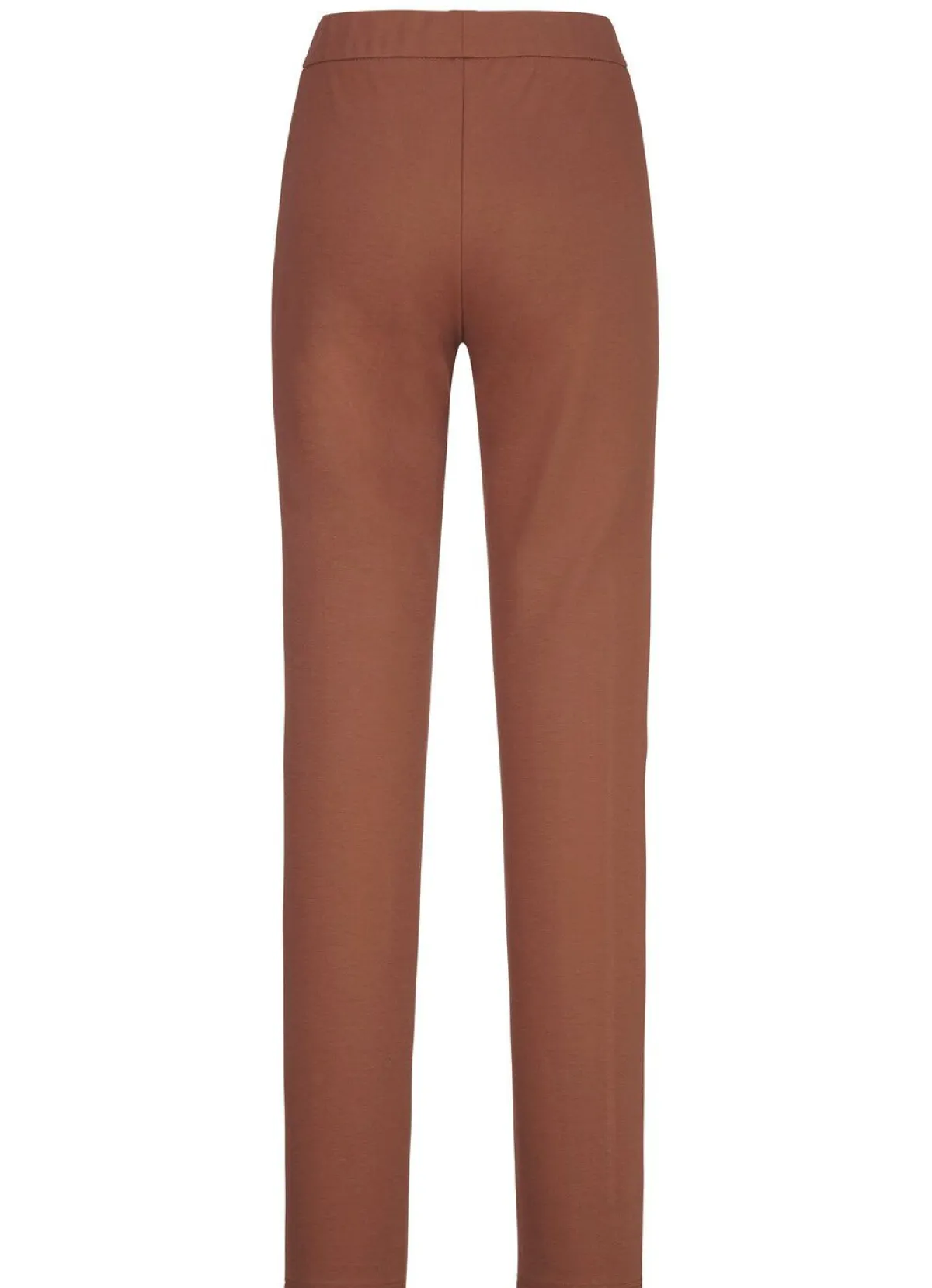 Outlet KLAUS MODELLE MADE IN GERMANY Hose mit figurgünstiger Teilungsnaht COGNAC
