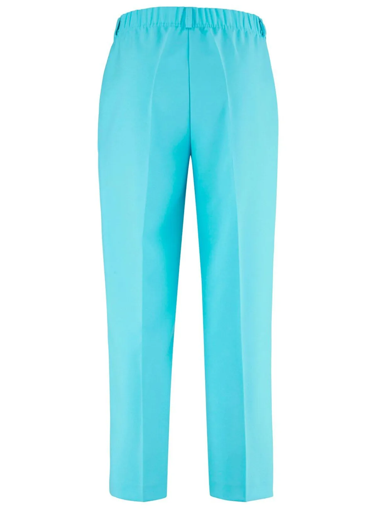 Outlet KLAUS MODELLE MADE IN GERMANY Hose mit rückwärtigem Dehnbund TÜRKIS