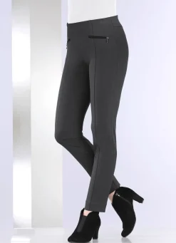 Hot ASCARI Hose mit Reißverschluss-Taschen ANTHRAZIT