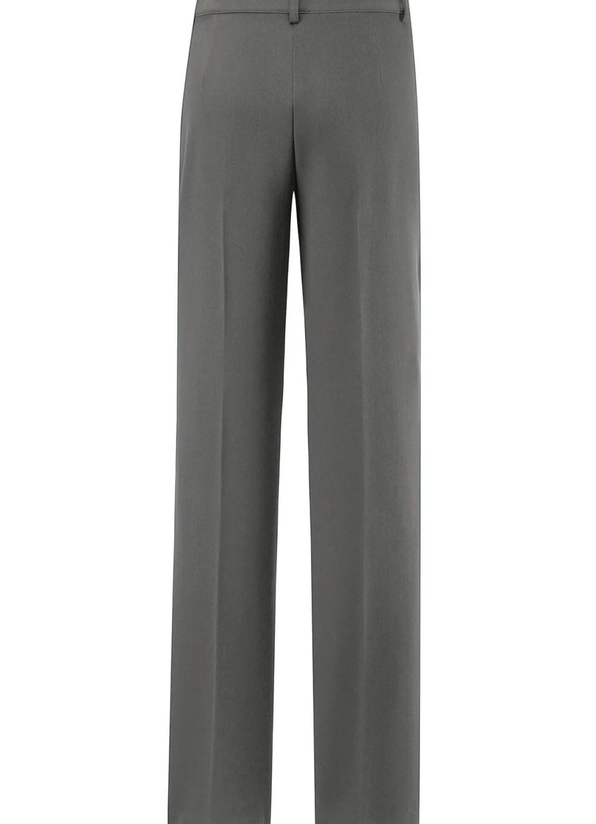 Outlet BADER Hose mit silberfarbener Kontrastpaspel GRAU MELIERT