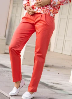 BADER Hose mit sportivem Chic PAPAYA