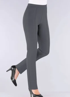 Outlet BADER Hose mit weicher, wärmender Innenseite DUNKELGRAU