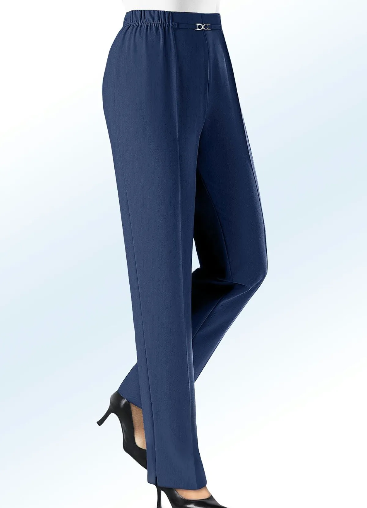 Best KLAUS MODELLE MADE IN GERMANY Hose mit weiterem Hüftumfang MARINE