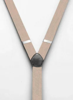 Hot BADER Hosenträger BEIGE