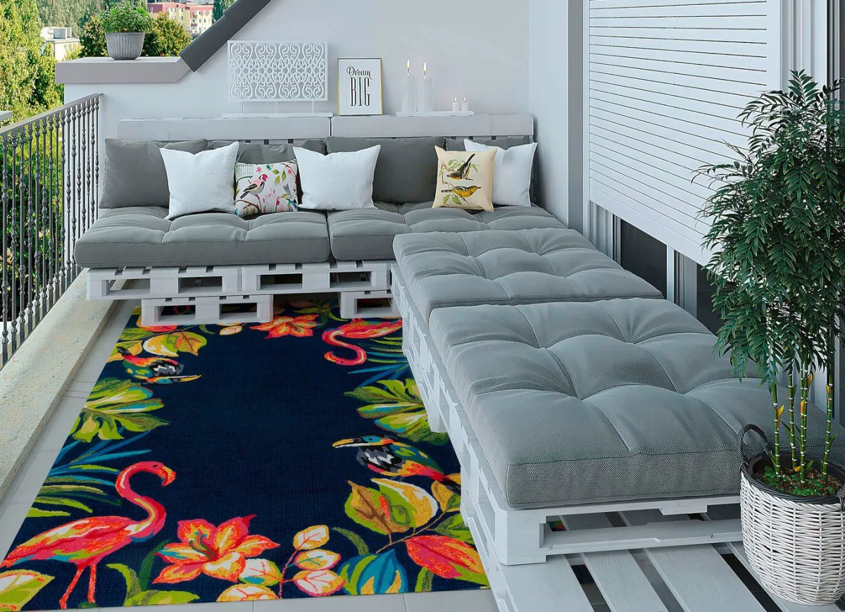 Outlet BADER Indoor / Outdoor geeignete Brücke und Teppiche MULTICOLOR