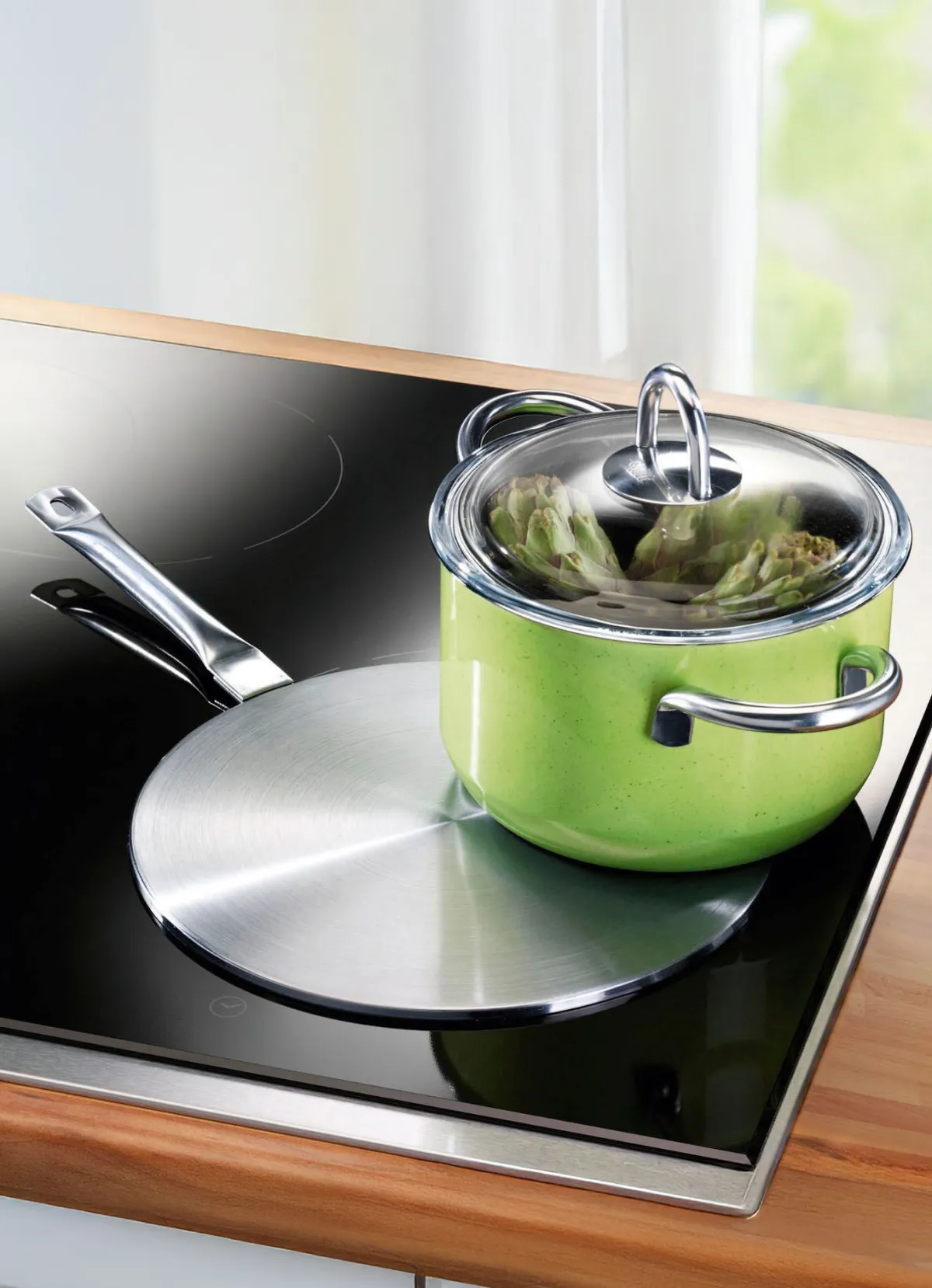 Sale BADER Induktions-Adapterplatte silber