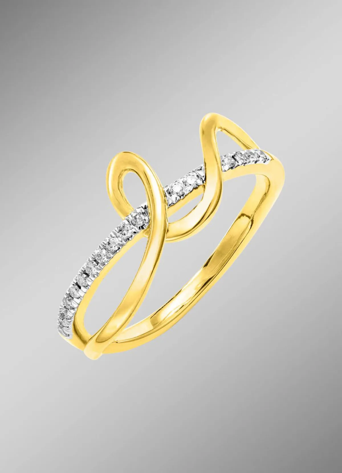 Discount BADER Interessanter Damenring mit Brillanten