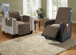 Discount BADER 2-in-1 Wohnaccessoires mit wohlig warmem Flor BRAUN