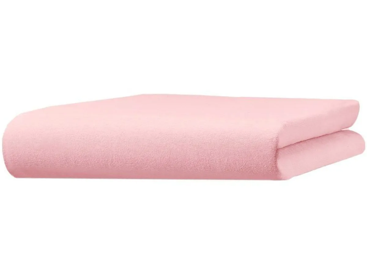 Outlet BADER irisette Mako-Jersey-Spannbetttuch ROSÉ