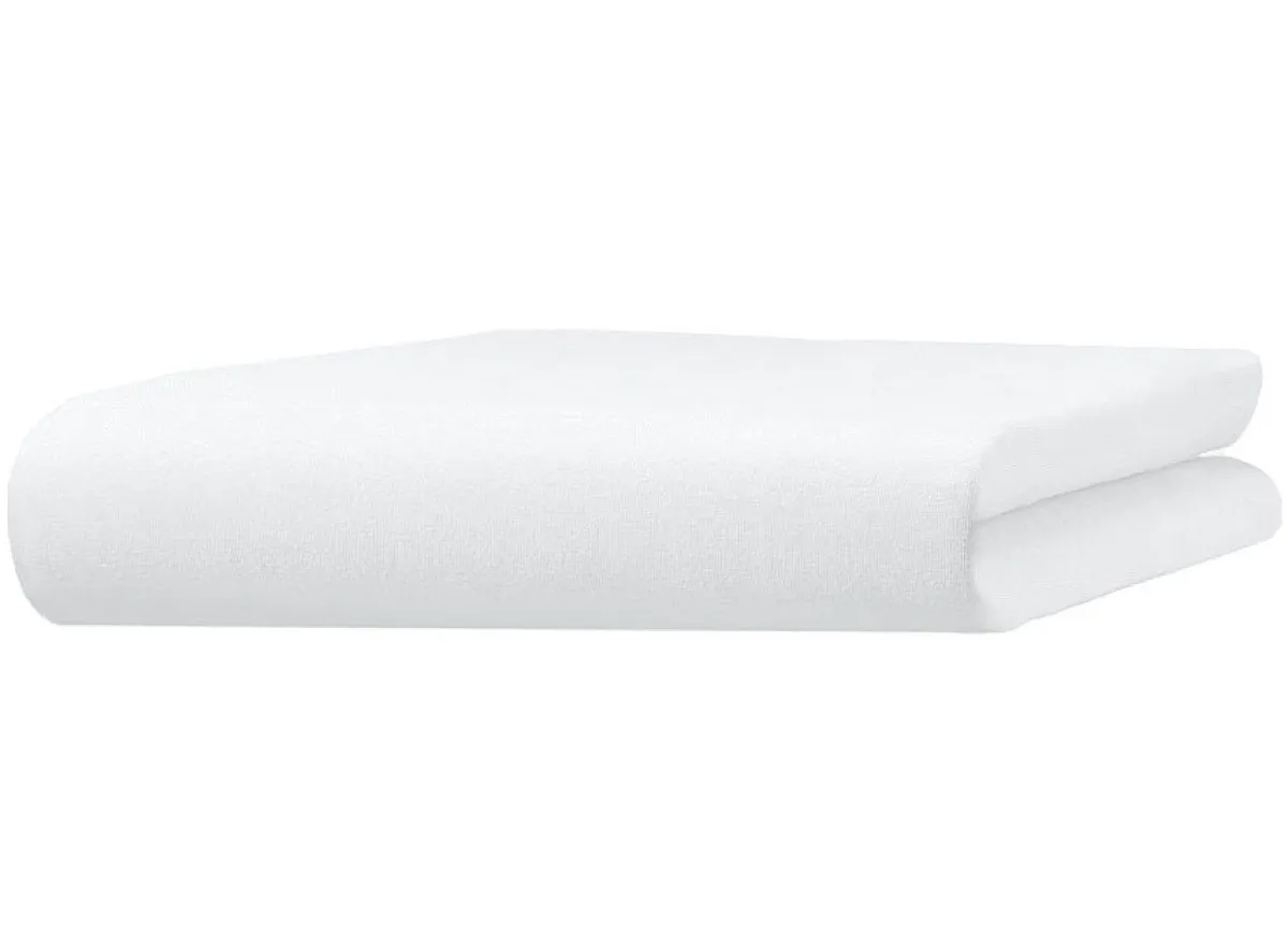 Clearance BADER irisette Mako-Jersey-Spannbetttuch WEISS