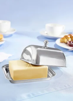 Discount BADER Isotherm-Butterdose aus Edelstahl SILBER